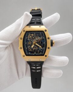Мъжки Richard Mille Skeleton Gold / Black II #173