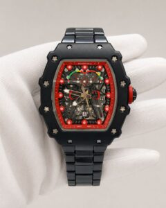 Мъжки Richard Mille Skeleton Red / Black Ceramic #163