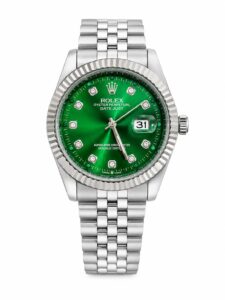 Мъжки Rolex Datejust Green Diamond Dial Steel #130