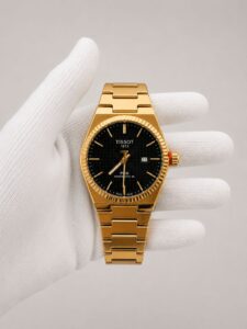 Мъжки Tissot PRX Powermatic 80 Gold / Black #186