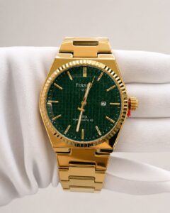 Мъжки Tissot PRX Powermatic 80 Green / Gold #188