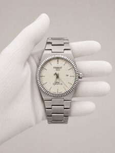 Мъжки Tissot PRX Powermatic 80 Silver Dial Steel #187