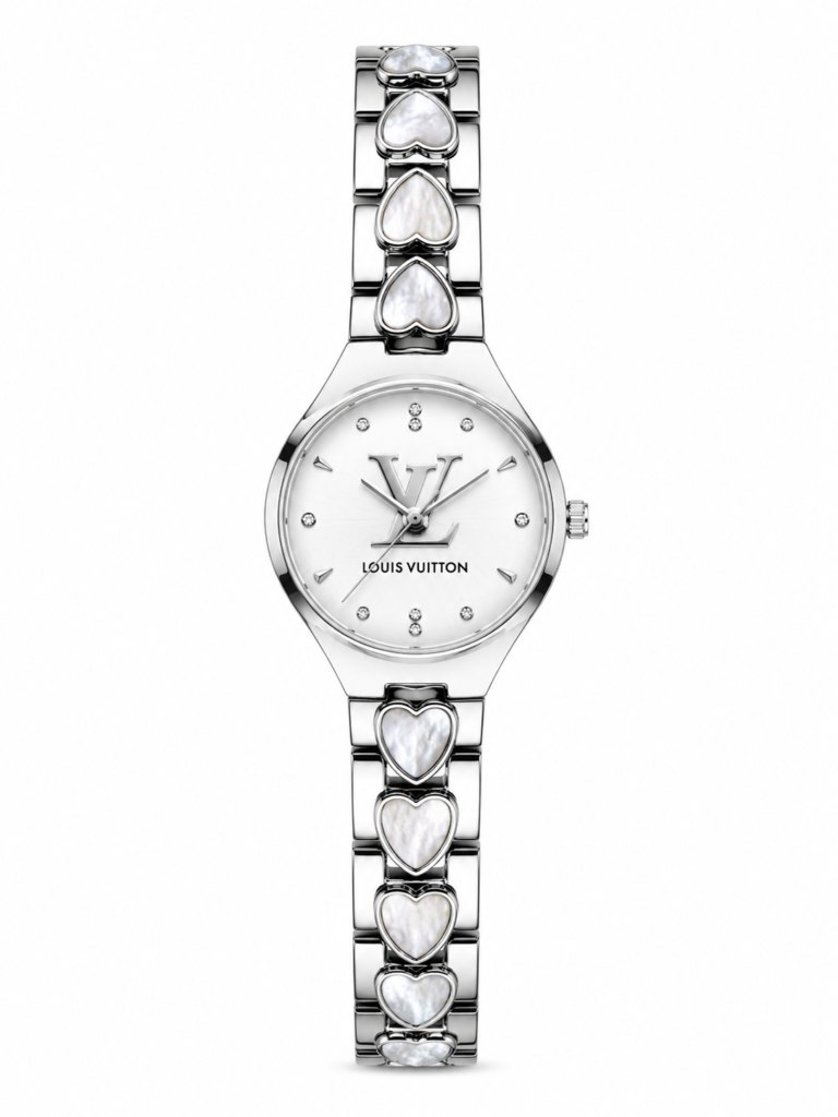 Louis Vuitton Tambour Steel / White — ДАМСКИ МОДЕЛ