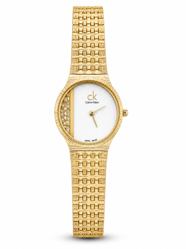 Calvin Klein Classic Gold / White — ДАМСКИ МОДЕЛ #242