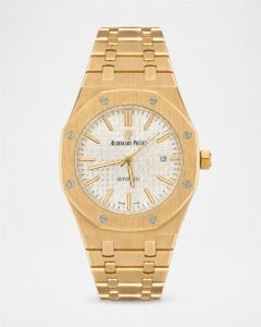 Мъжки Audemars Piguet Royal Oak Gold / White Dial #281