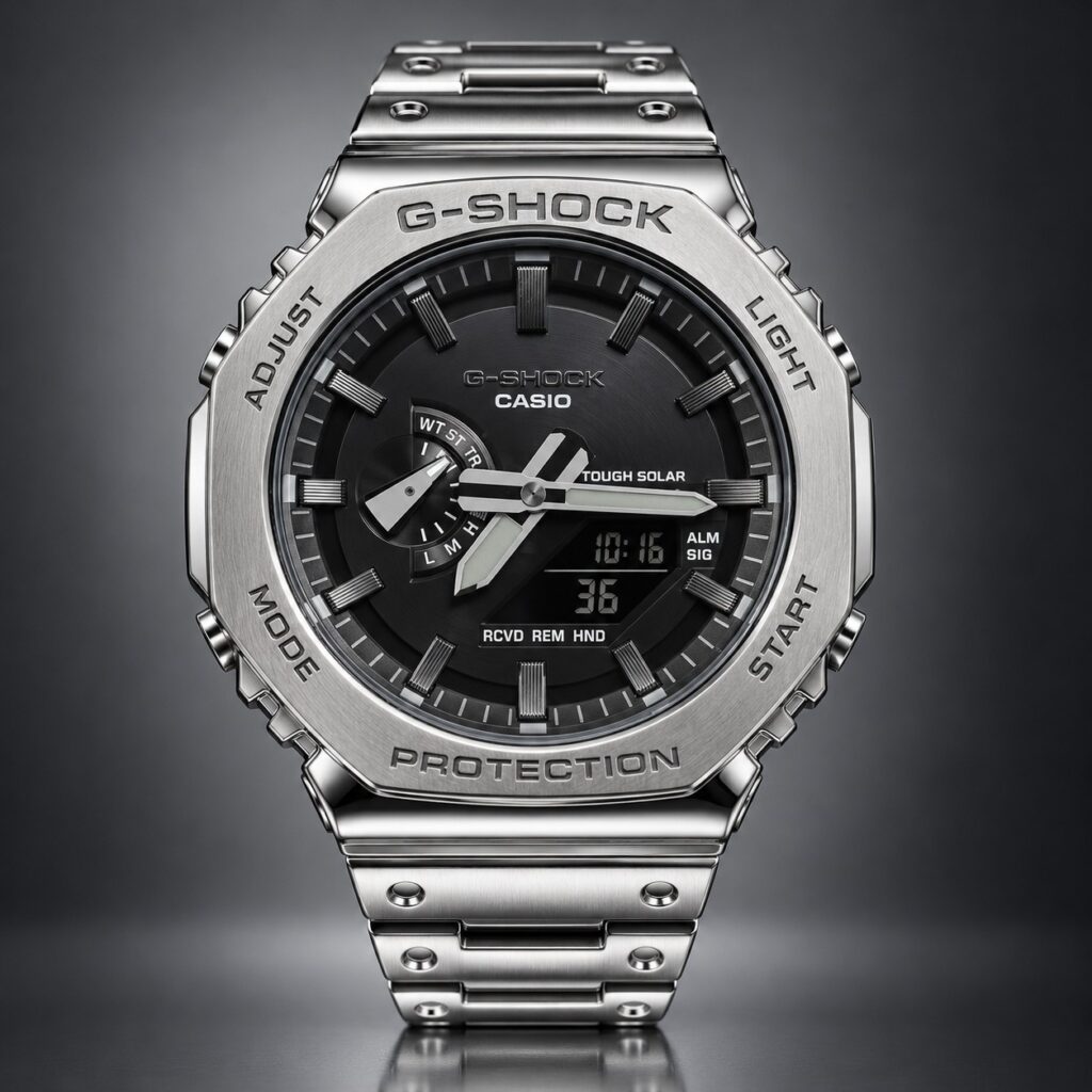 Мъжки Casio G-Shock Full Metal Steel / Black Dial #430