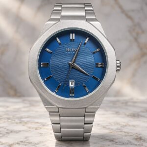 Мъжки Hugo Boss Octagon Steel / Blue Dial #364