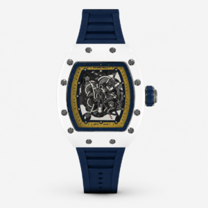 Мъжки Richard Mille Skeleton White Ceramic / Navy #330